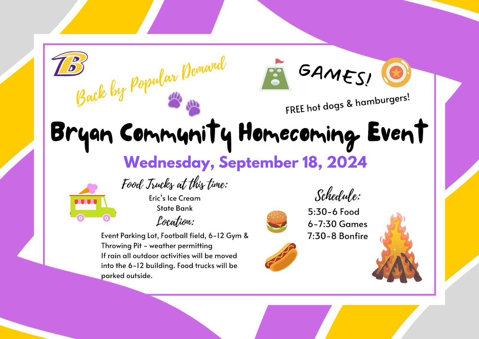 Bryan Community Homecoming Event