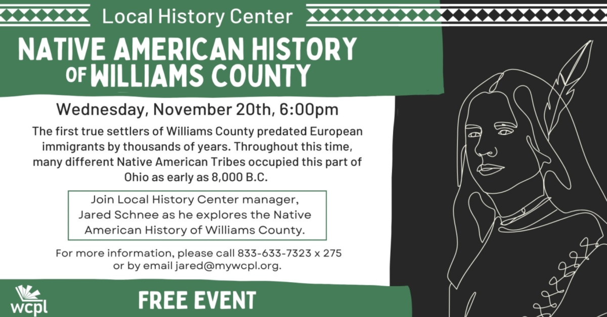 Native American History of Williams County